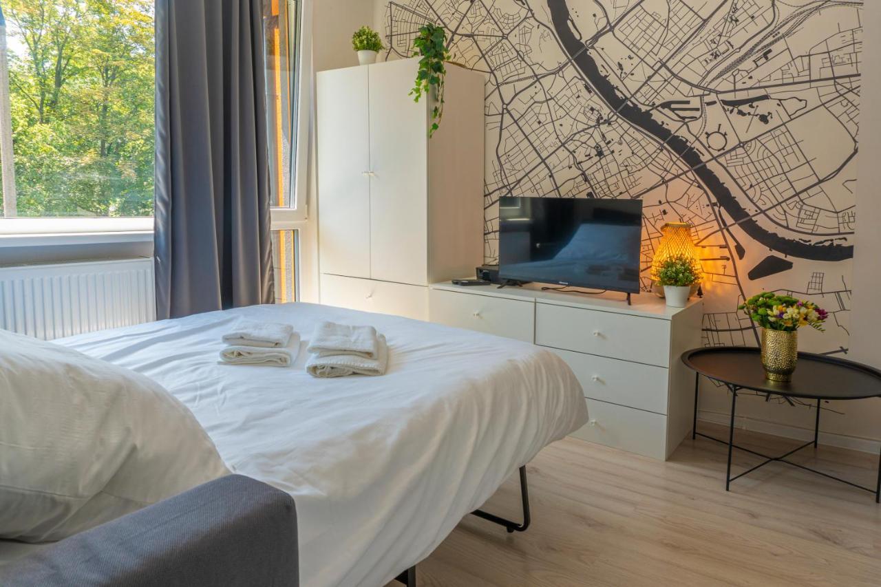 Batorego 18 - White - 450M Stacja Metra Pola Mokotowskie, 800M Biblioteka Narodowa, 20M Piekny Park Pola Mokotowskie, 800M Do Sgh - Wifi - Smart Tv - Good Apartments Warschau Buitenkant foto
